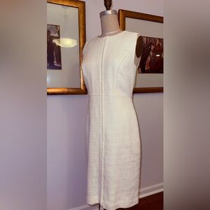 NWT - Ann Taylor dress - size 6 - in Ivory